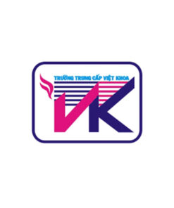 Logo trường trung cấp Việt Khoa
