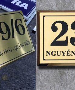 In bảng số nhà chất lượng, đồng bộ sẽ nâng cao giá trị thẩm mỹ cho toàn khu vực