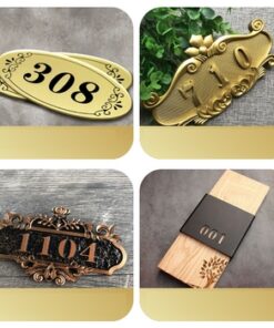 Một số mẫu bảng số phòng chung cư đẹp, sang trọng