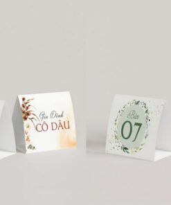 bảng tên bàn tiệc