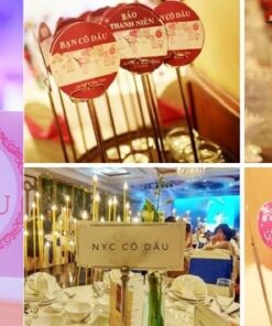 Liên hệ ngay với Quảng Cáo Hoài Việt để nhận báo giá, tư vấn thiết kế khi cần in bảng tên bàn tiệc