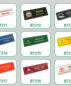 Liên hệ ngay với Quảng Cáo Hoài Việt để nhận báo giá, tư vấn miễn phí khi cần in bảng tên cài áo
