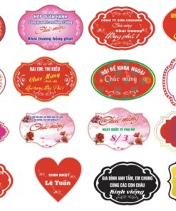 Một số mẫu bảng tên cắm hoa sử dụng trong nhiều hoàn cảnh