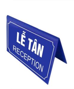 Mẫu bảng tên chữ A có tính ứng dụng cao, dễ sử dụng, tháo lắp, thay đổi vị trí