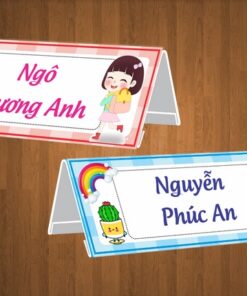 In bảng tên chữ A chuyên nghiệp, sang trọng, giá tốt 8 In bảng tên chữ A sử dụng cho học sinh tiểu học