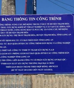 bảng tên công trình
