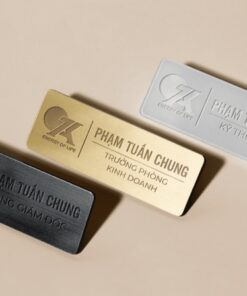 Mẫu bảng tên công ty cho quầy lễ tân, thu ngân, khu vực tiếp khách