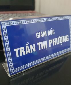 Mẫu bảng tên để bàn đa năng có nhiều tính ứng dụng