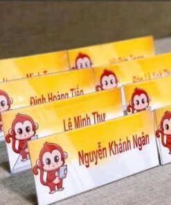 Mẫu in bảng tên để bàn dùng cho học sinh trong lớp học