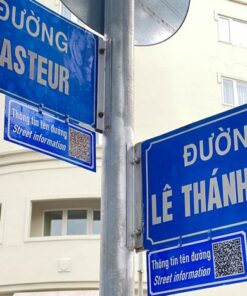 Một bảng tên đường chuẩn quy định, hiệu quả tối ưu khi lắp đặt