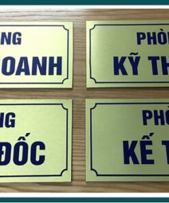 bảng tên phòng ban