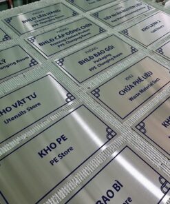 Mọi doanh nghiệp, cơ sở đều có thể ứng dụng, đặt in bảng tên phòng ban cho đơn vị