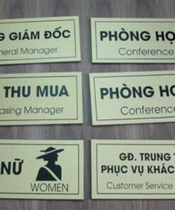 Không phải đơn vị nào cũng giúp doanh nghiệp thiết kế, in bảng tên phòng ban đẹp, hiệu quả