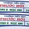 bảng tên trường học