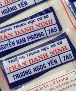 In bảng tên ủi cho đơn vị hiện được nhiều đơn vị chọn thay thế cho may bảng tên truyền thống