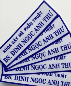 In bảng tên ủi cho nhân viên bệnh viện