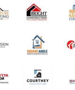 Logo công ty xây dựng nên được đầu tư bài bản để tăng tính nhận diện, mức độ chuyên nghiệp