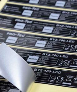 Tem kim loại rất phù hợp với các sản phẩm yêu cầu thẩm mỹ, độ bền cao