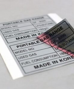 Các sản phẩm kỹ thuật, điện tử thường sử dụng tem nhôm để in thông tin sản phẩm